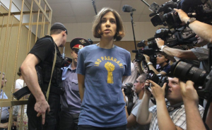 Nadejda Tolokonnikova from pussy riot..we want you free..we care a lotx2,,,