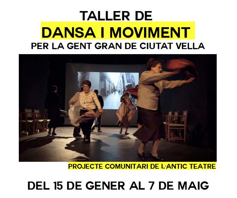 Cartell Taller de dansa i moviment Ciutat Vella