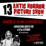 30 y 31/10 The Antic Horror Picture Show XII FESTIVAL DE CURTMETRATGES FANTÀSTICS I DE TERROR