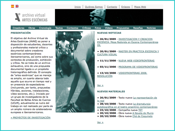 Archivo Virtual de Artes Escénicas