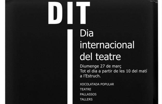 DIA INTERNACIONAL DEL TEATRE DIA INTERNACIONAL DEL TEATRE