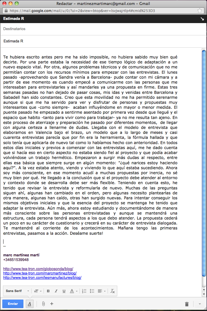 Globo Sonda Estimada R