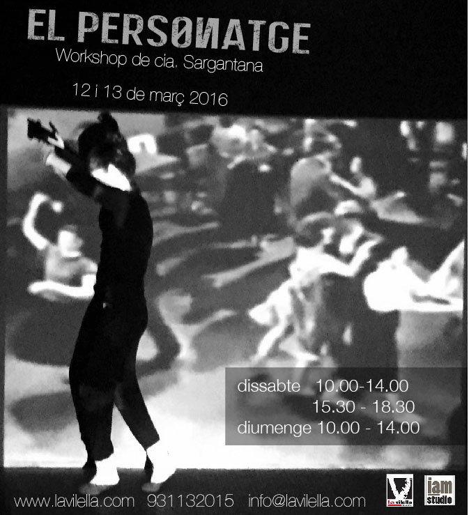 workshop "el personatge" cia Sargantana