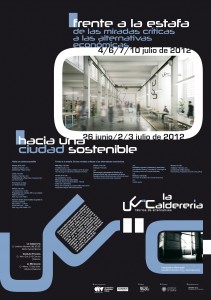 Tríptico cartel Hacia una ciudad sostenible