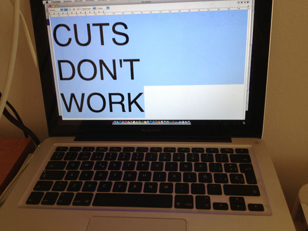Cuts don't work