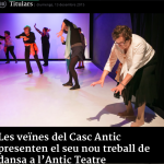 Las Vecinas de Antic Teatre en la sies.tv La televisio Cultural Catalana per Internet y Dansacat