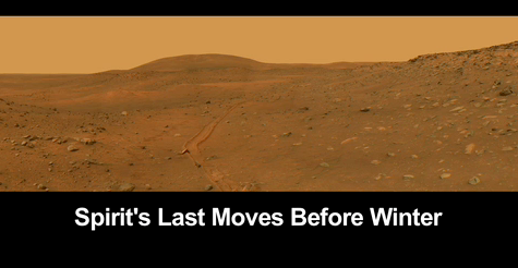 La NASA desiste de intentar mover a Spirit